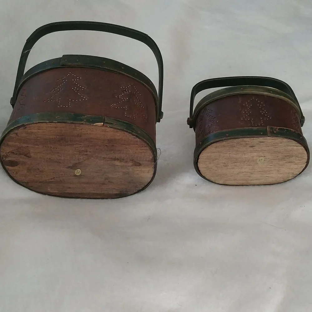 Christmas Tree Bundle of 2 Small Baskets